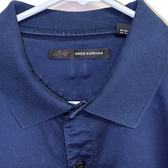 Greg Norman Tournament Polo Golf Shirt Stone Mountain Golf Club Men's L Blue ATL - Picture 8 of 12